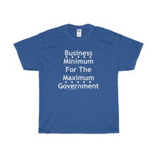 Business Minimum White Text