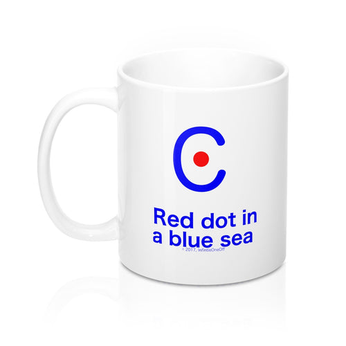 Red Dot In a Blue Sea