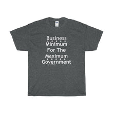 Business Minimum White Text